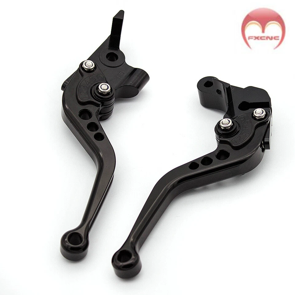 Palancas de freno de embrague corto CNC para Honda GL1800/A Goldwing 2001 2002 2003-2016 Foto 3 de 4
