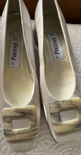 Proxy Women’s Pearl White Made In Spain Slip On Lo