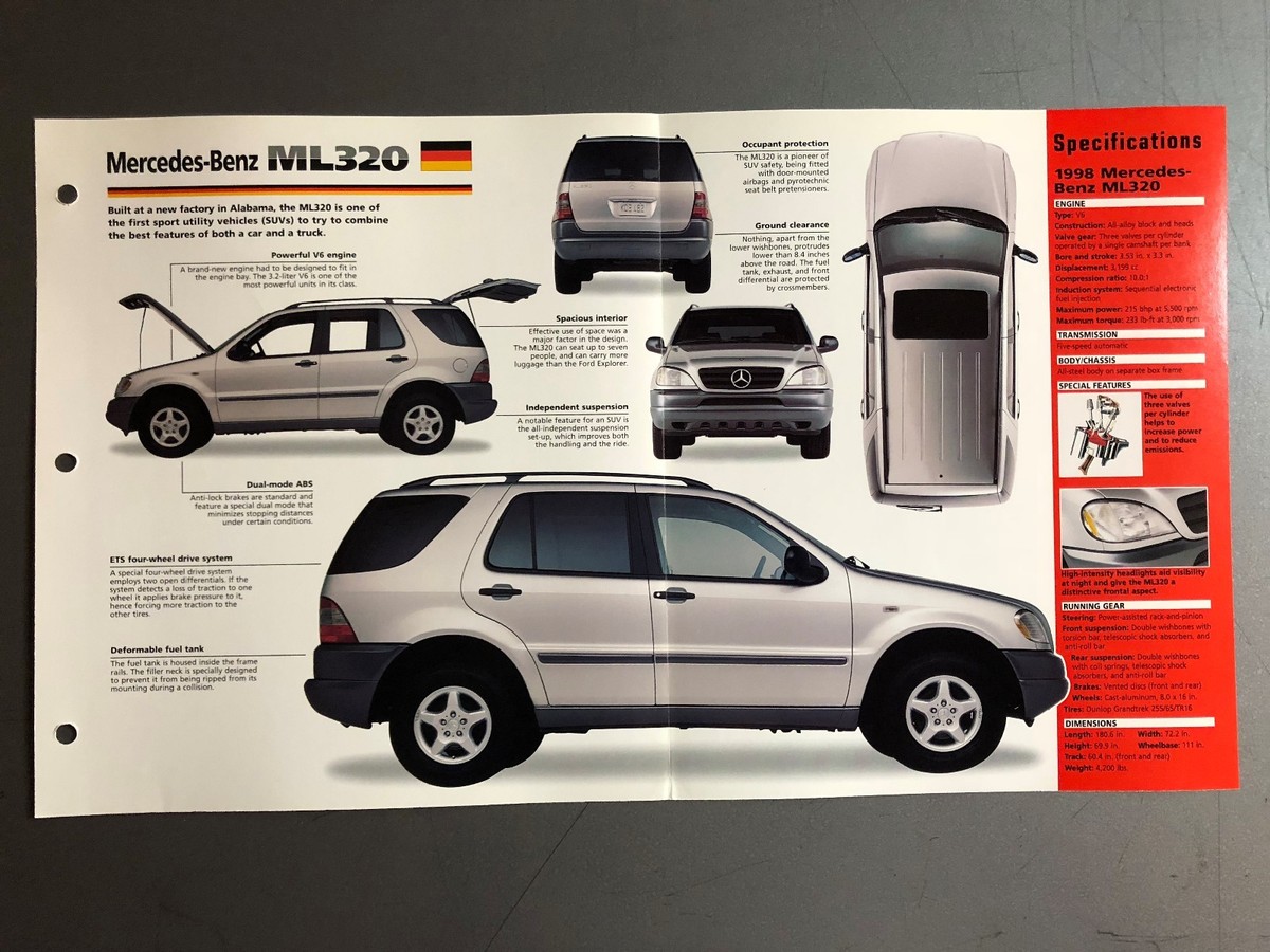 1997 Mercedes-Benz ML 320 IMP 
