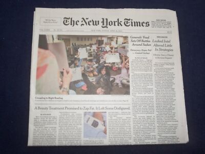 2023 APRIL 16 NEW YORK TIMES - GENERALS' FEUD SETS OFF BATTLES AROUND SUDAN