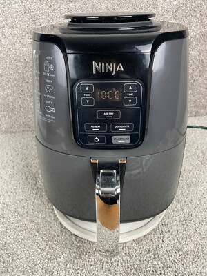 Ninja Air Fryer 1550W 4-Quart Model AF10 Series U7 Black Tested/Works