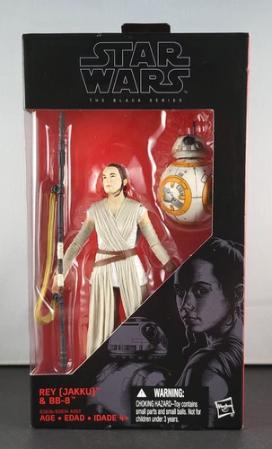 Star Wars Black Series Force Awakes 02 REY with BB-8 Figure NEW 2015 Hasbro