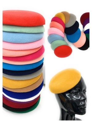 Qualität runder Sinamay Filz Fascinator Basis Pillendose Hut Zum Selbermachen Zubehör Großhandel UK