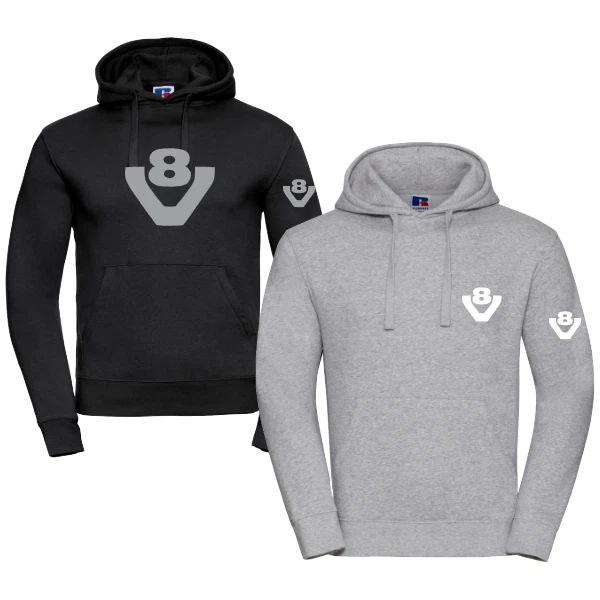 V8 HOODIE TRUCK LKW PREMIUM QUALITÄT SCANIA BIS 5XL schwarz - Bild 3 von 3