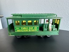 Vintage Toy Cable Car San Francisco 501 Powell  Mason Sts Plastic Working Bell