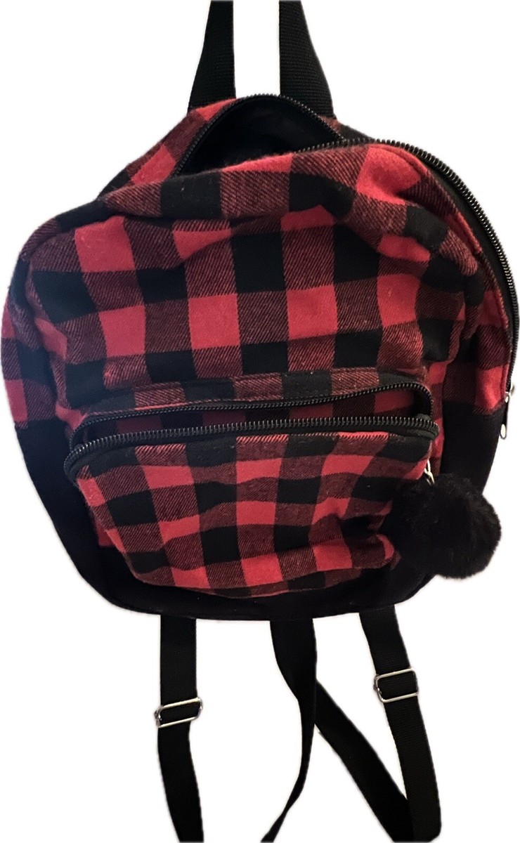 Treasure & Bond Buffalo Plaid Backpack Day Pack - Green Black Buffalo – Johnson Woolen Mills main image 4