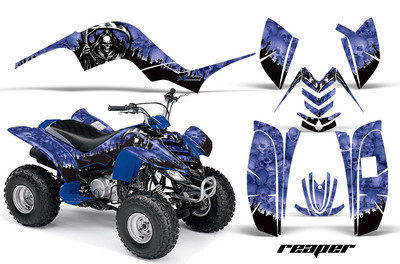ATV Graphics Decals Stickers For Yamaha Raptor 80 02-08 REAPER U