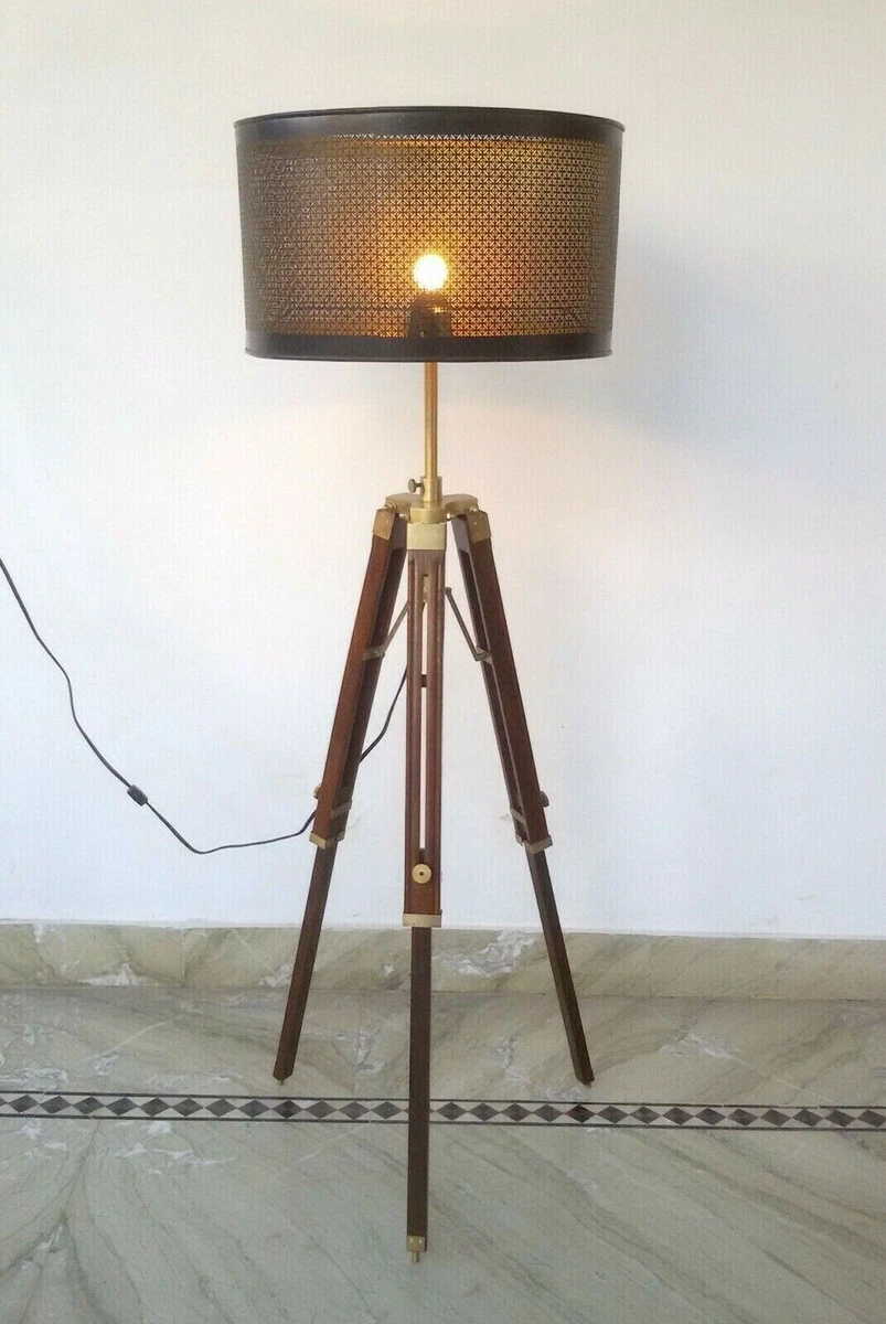 Nautical Lamp Stand Room Corner Lamp Stand Light Tripod Floor