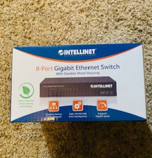 Open Box Never Used Intellinet 8 Port Gigabit Ethernet Switch