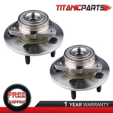 2PCS Front Wheel Hub Bearing ASSY For 2002-2008 Dodge Ram 1500 5 Lug w/o ABS