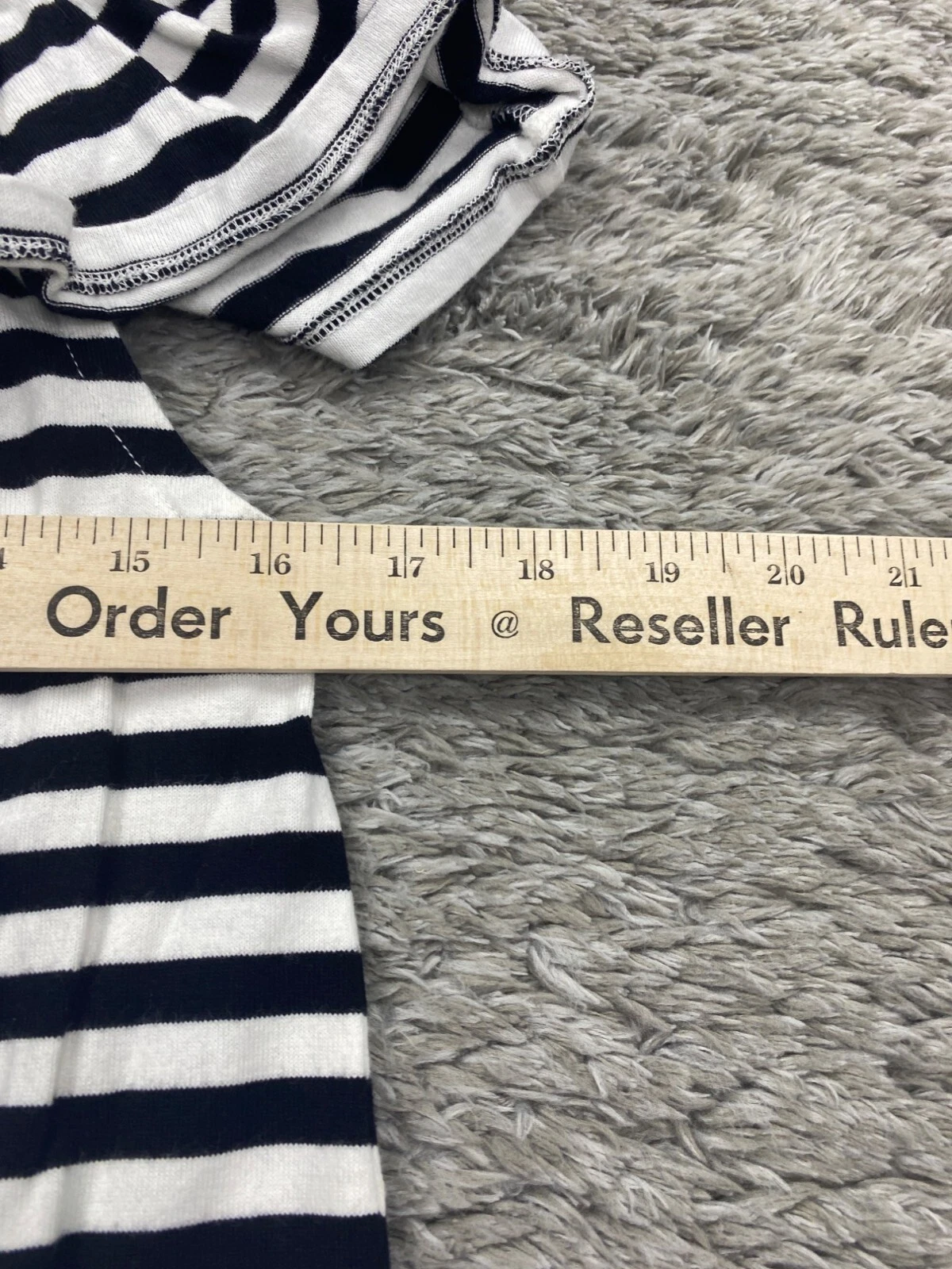 Kate Spade Broome Street Dress donna medio a righe con volant spalle scoperte mini