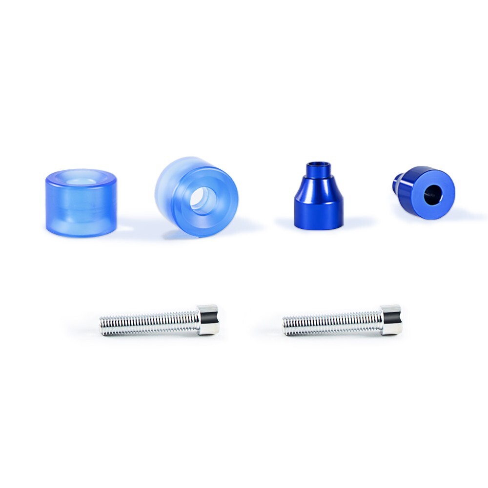 2X Protective Sliders Crash Bar End Balls Engine Guard Protector M12 for Harley