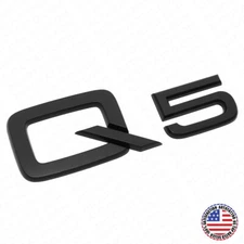 Audi Q5 Matte Black Rear Letter Liftgate Nameplate Trunk Emblem Badge Sport