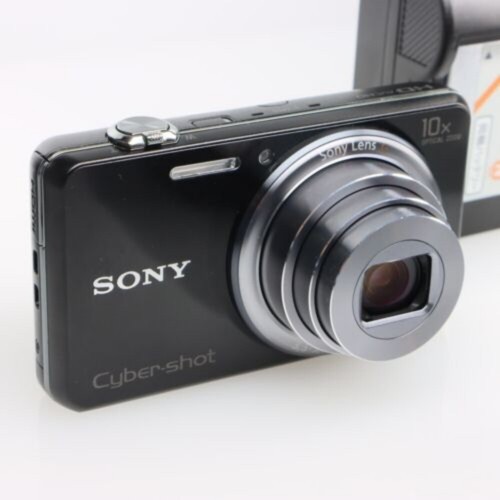 Câmera Digital Sony Cyber-Shot 18,2 MP Full HD Foto 3D DSC-WX200 com o