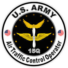 Calcomanía de parachoques de operador de control de tráfico aéreo del ejército de Estados Unidos calcomanía de soldado militar 5"