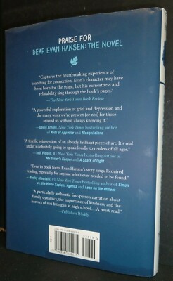 Dear Evan Hansen: the Novel by Val Emmich (English) Hardcover Book