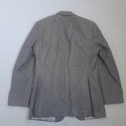 Hugo Boss 55% Linen 45% Cotton Mens Sport Coat Size 40L Blazer Jacket Gray - Picture 15 of 24