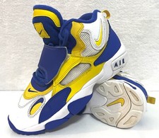 Nike Air Speed Turf DZ4448-100 size 7Y GS Blue Yellow Sneaker Youth