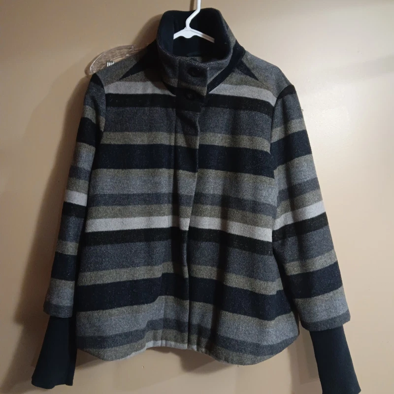 prana lily recycled wool blend insulated jacket