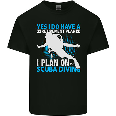 Maglietta Divertente Per Bambini Scuba Diving Retirement Plan Maglietta Divertente Per Bambini Scuba Diving Retirement Plan