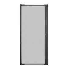 Single Universal Aluminum Gliding Retractable Screen Door 36 in x80 in NEW