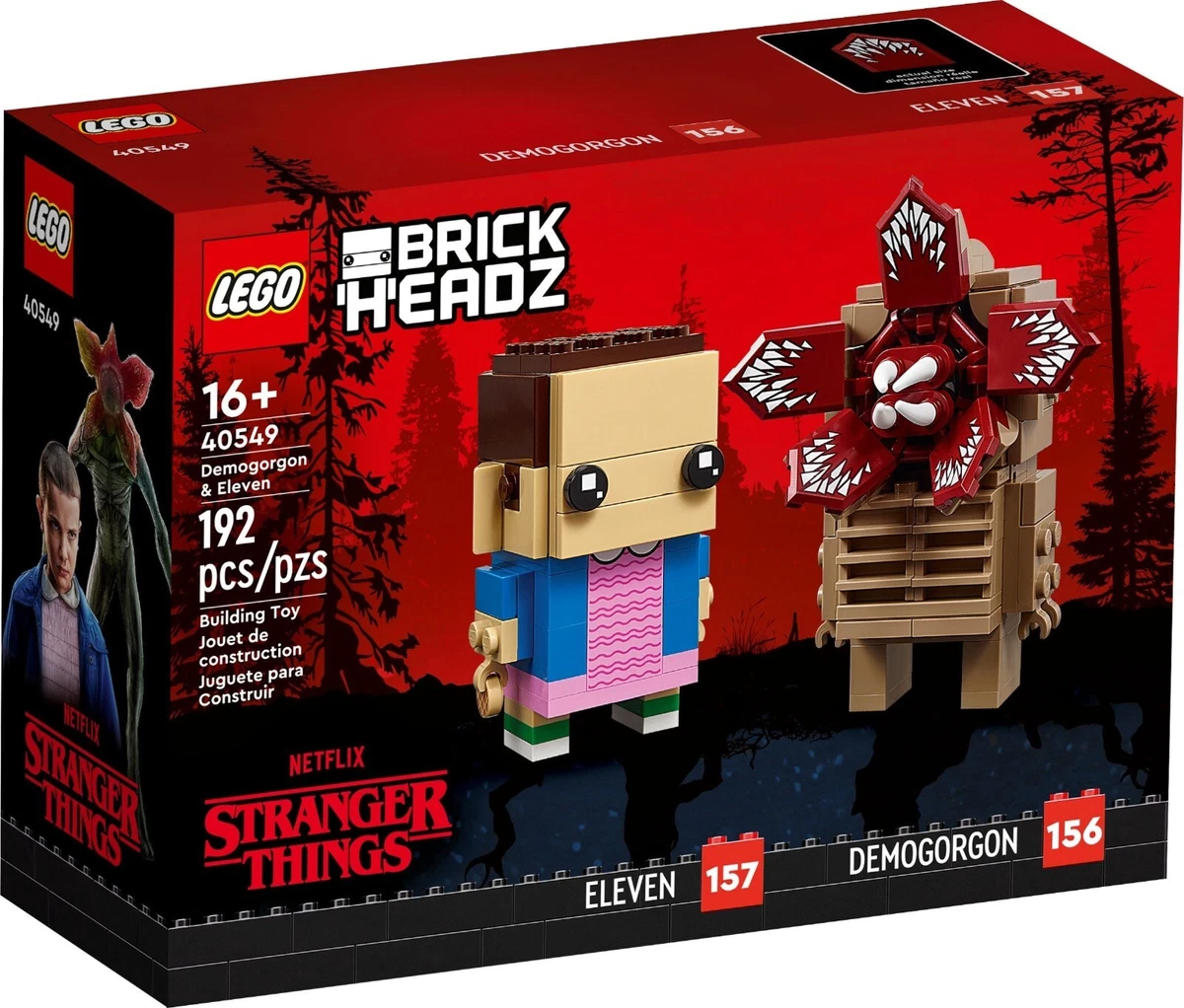 LEGO Stranger Things BrickHeadz Demogorgon Eleven 40549 Retired