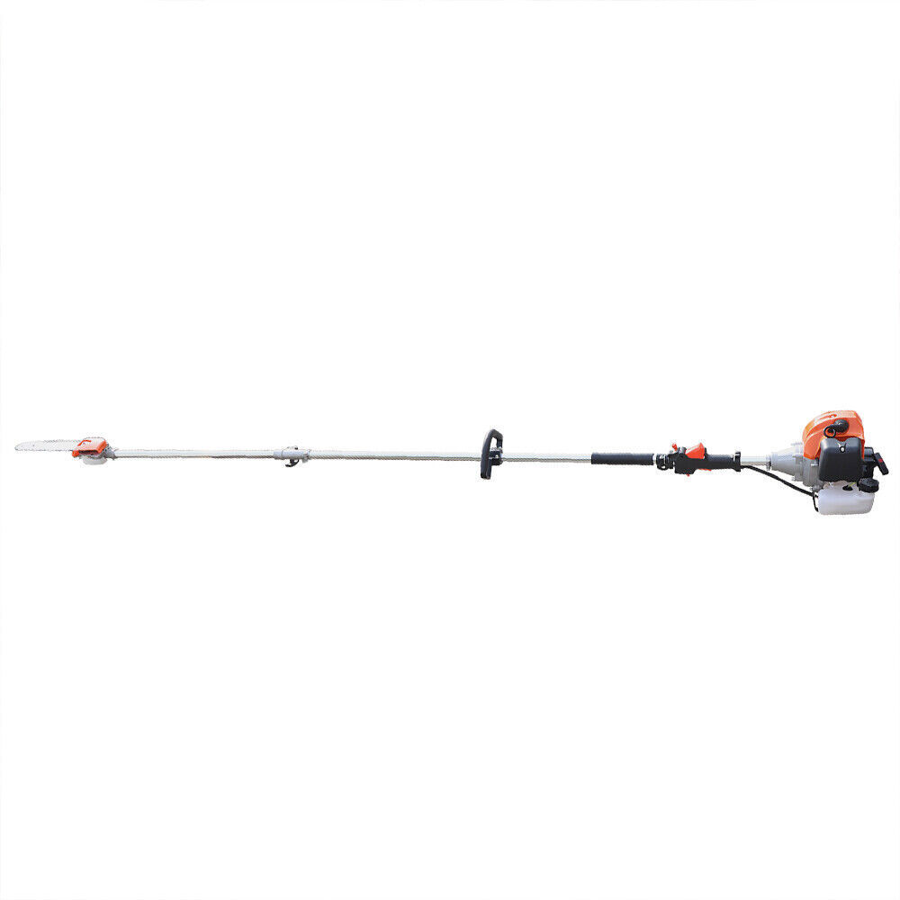 52CC Pole Saw Gas Powered 2-Stroke Chainsaw Tree Trimmer Extension Hedge Trimmer