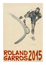 Roland Garros - Tennis - 2015 -  AFFICHE POSTER