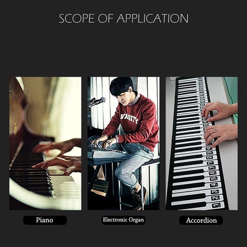 Stave Stickers Electronic Keyboard Stickers Piano Decoration Music Label Notes - Picture 10 of 12