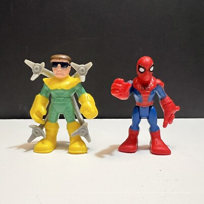 Hasbro Playskool Heroes Marvel Spider-Man Adventures Spider-Man & Doc Ock Lot