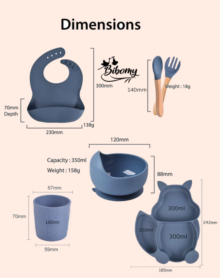 Silikon Schüssel mit Saugnapf baby/ silicone bowl with suction cup baby - Bild 2 von 2