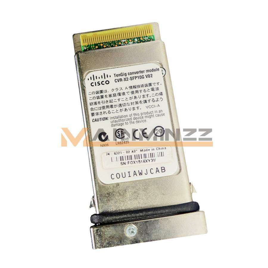 【希少・廃盤品】Cisco CVR-X2-SFP10G 変換モジュール Amazon.com: Cisco CVR-X2-SFP10G X2 SFP+ Converter Module