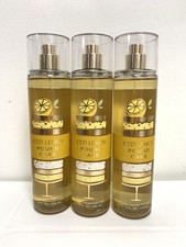 3PC Bath  Body Works Iced Lemon Pound Cake Fine Fragrance Body Mist Spray 8oz