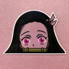 Nezuko: Demon Slayer 3D Anime Lenticular Motion Sticker Decal 