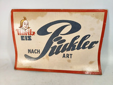 Moritz Eis Pückler Art Werbung Reklame Papps...