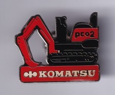 RARE PINS PIN'S .. AGRICULTURE TRACTEUR TRACTOR BTP PELLETEUSE KOMATSU PC02 ~FP
