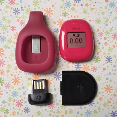 Fitbit Zip FB301 Rose - Podomètre Sans Fil Avec Batterie Neuve (Sans Dongle)
