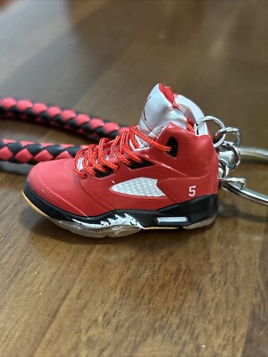 Nike Jordan Leather Trophy Key Holder