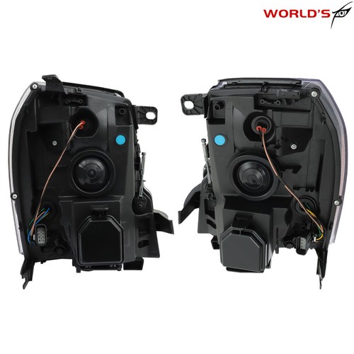 Right+Left For Cadillac Escalade 2007-2014 HID Headlights Black w/o Bulb&Ballast - Bild 10 von 12