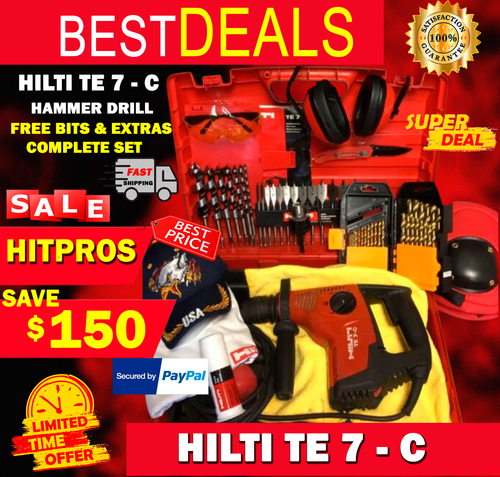 HILTI TE 7-C, PREOWNED, ORIGINAL, FREE 