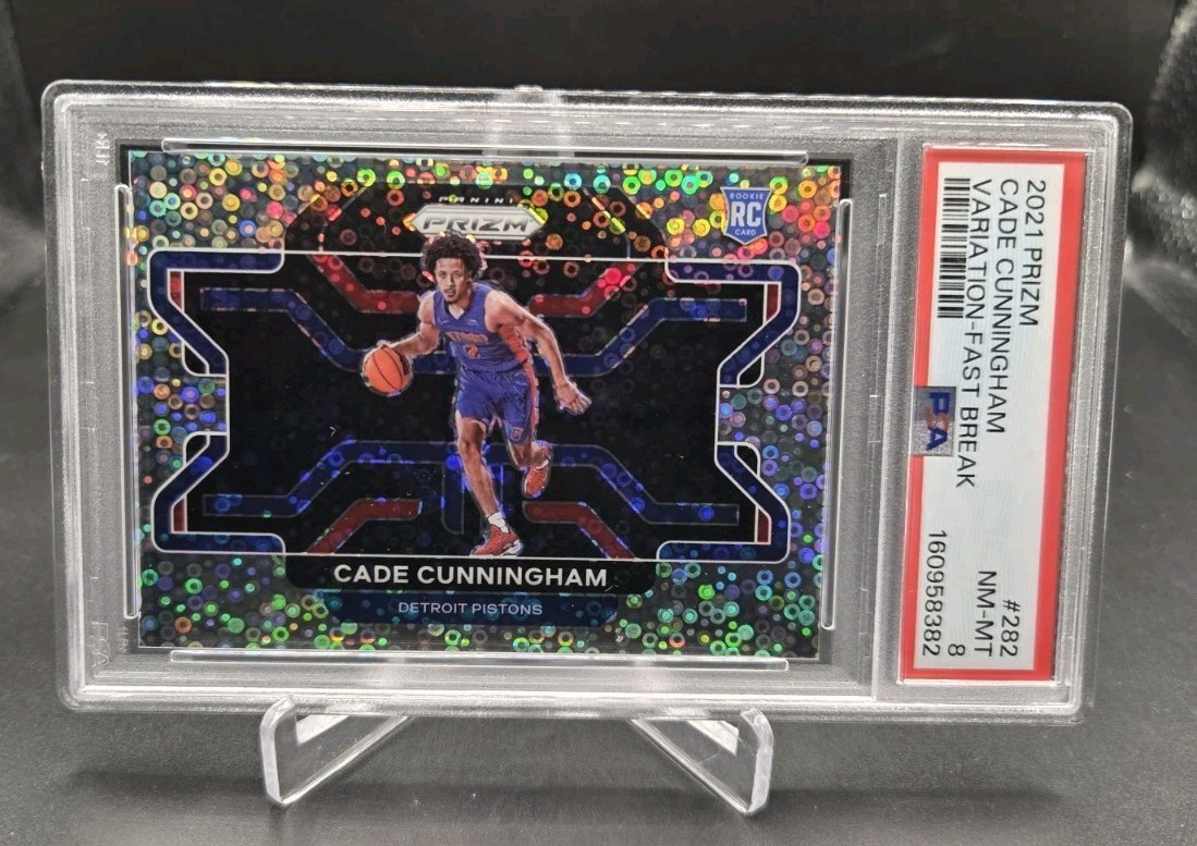 2021-22 Panini Prizm - Rookie Variation Cade Cunningham #282 Fast Break Prizm...