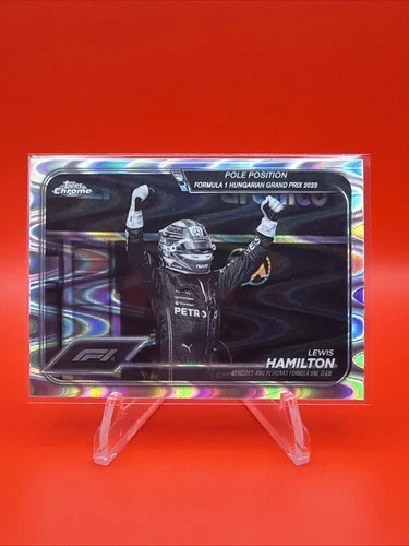 2024 Topps Chrome Formula 1 - Pole Position Lewis Hamilton #158 Black &amp; White...