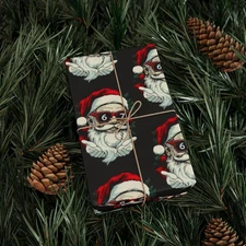 Funny Wrapping Paper 67 Meme Retro Christmas Gift Wrap