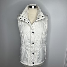 Gilet PrAna Diva Fodera Primaloft Donna Tg XL Bellissimo Avorio Elasticizzato Costine 