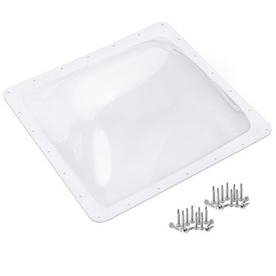RV Skylight Replacement Outer Dome 26'' x 26'' Clear Fits 22'' x 22'' Openings