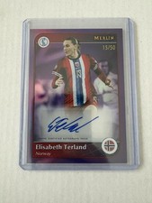 2025 Merlin UEFA Women's Euro Elisabeth Terland AUTO Purple #/50