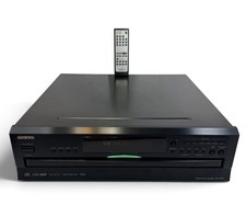 ONKYO DX-C390 BLACK 6-DISC CAROUSEL CD CHANGER WITH REMOTE TESTED WORKS