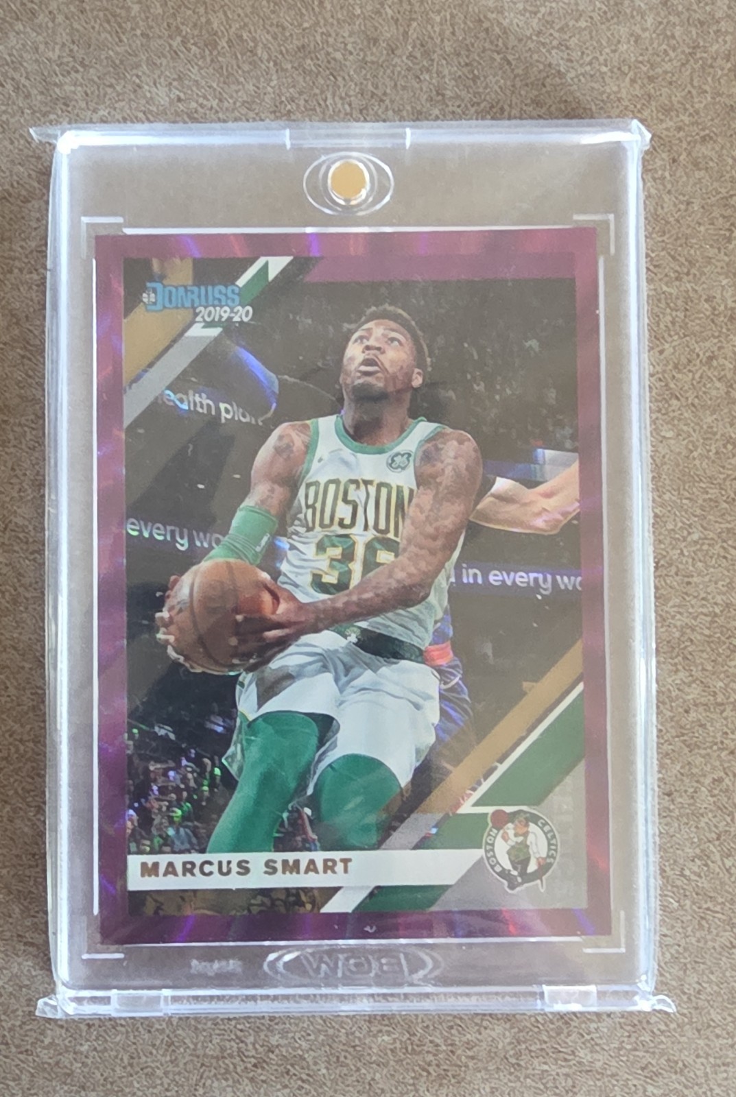 Purple Laser Holo /15 • 2019-20 Panini Donruss - Marcus Smart #13