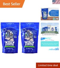 Gourmet Fine Ground Sea Salt - Nutritious 16 oz Resealable Bags, No Additives