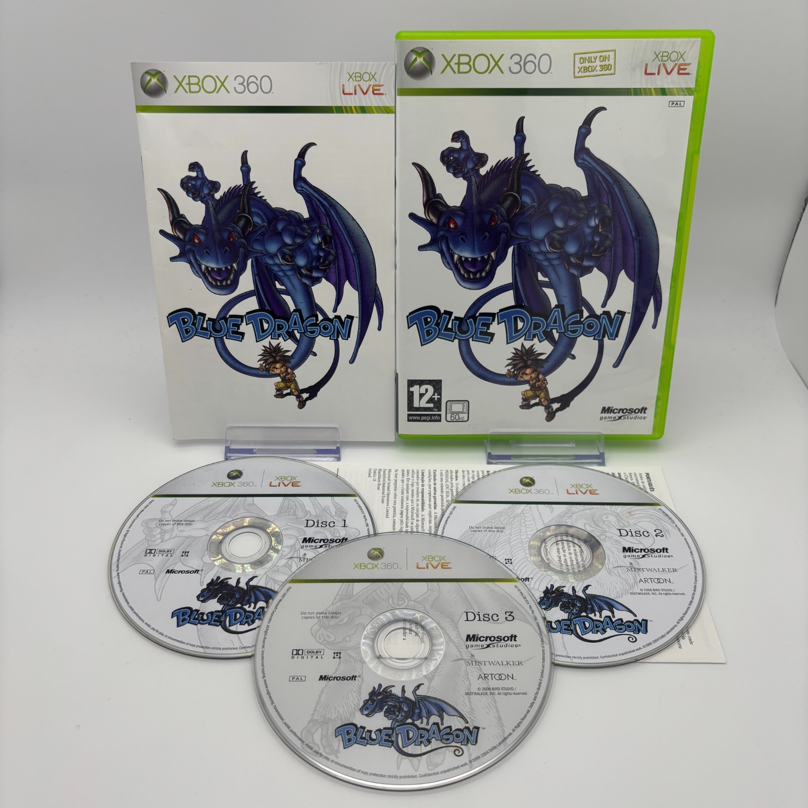 Blue Dragon (PAL Xbox 360, 2007) *VGC* Complete *Discs Perfect*